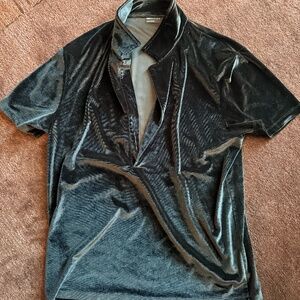 Men's Velvet like top